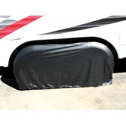 3992 – ADCO Tire Cover, Triple Tire Cover Fits 30 Inch To 32 Inch Diameter Tires Slip On Black Vinyl Single